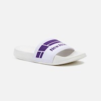 Sandalias New Athletic Htg01 Blanco Con Morado Mujer